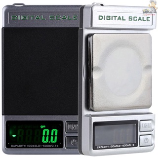 mini balanza digital de bolsillo con doble precisión 500g/0.1g 100g/0.01g