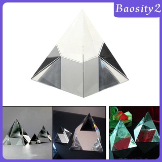 [BAOSITY2] Estatua de prisma pirámide de cristal HomeDecor fotografía óptica ciencia 50 mm