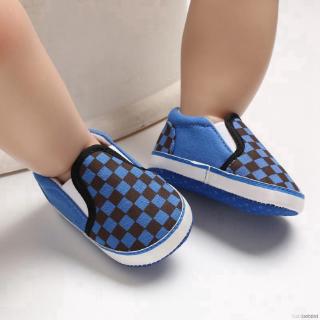 WALKERS babysmile zapatos antideslizantes con patrón a cuadros para bebés/tenis casuales/zapatos para caminar/zapatos suaves/primeros pasos