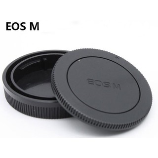 Eos M - tapa de lente trasera y tapón para CANON EOSM M2 M3 M5 M6 M10 M50 M100 EOS-M