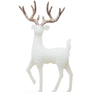 Decoración para tartas de navidad, decoración de ciervos, adornos de decoración de ciervos de navidad (9)