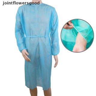 jtff 1pc desechable médico laboratorio aislamiento cubierta vestido de ropa quirúrgica uniforme bueno (2)