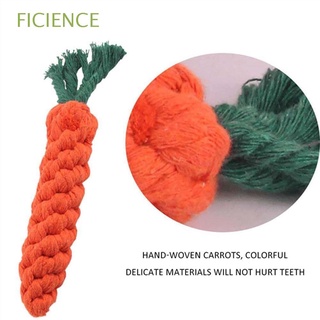 FICIENCE Durable Molar Biting Product Pet Interactive Chewers Dog Toy Carrot Puppy Teething Pet Supplies Interactivetoys Plush Toys