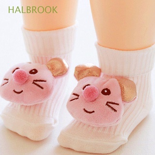 halbrook 1-3 años de edad calcetines de bebé de dibujos animados recién nacido piso calcetines lindo mantener caliente niño niños de algodón niñas suela antideslizante