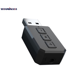 Dongle Adaptador Receptor De audio inalámbrico Bluetooth Usb 5.0 Vitamina