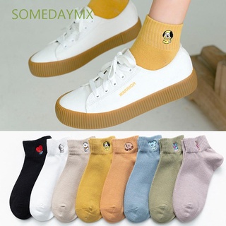 Somedaymx lindo divertido calcetines mujeres niñas estilo calcetines Kpop moda Kawaii dibujos animados animal impresión/Multicolor