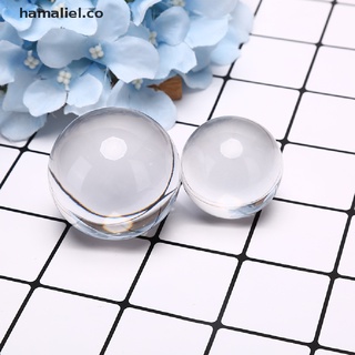 [hamaliel] bola de cristal de 40/50 mm de cristal transparente para sanar esfera fotografía props decoración regalo [co]