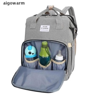 Aigowarm Waterproof Mummy Bag Portable Portable Folding Crib Multi-function Baby Backpack CO