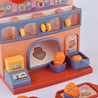 26pcs divertidos niños hamburguesa máquina preescolar juego de alimentos pretender juguetes