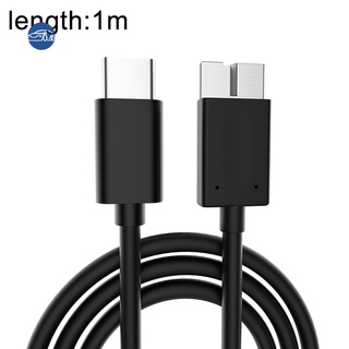 Thenine9 Cable de disco duro estable USB TPE USB Type-C a USB Micro B Cable de conversión de alta velocidad para el hogar (6)