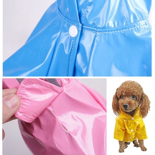 TRUEIDEA Pet Supplies Pet Jumpsuit Jacket Sunscreen Hoody Dog Raincoats Outdoor Clothes Waterproof Reflective Breathable PU/Multicolor (9)