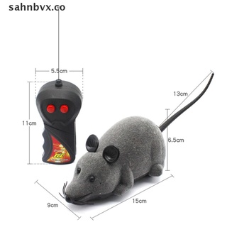 sah rc divertido ratón de control remoto inalámbrico electrónico rata mascotas juguete para gatos caliente.