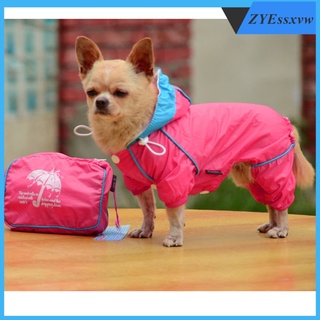 impermeables para perros, ropa de lluvia para perros, impermeable, de cuatro patas, para perros
