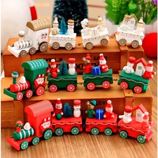 navidad tren de madera adornos decoración de navidad decoración del hogar decoraciones de navidad regalos de navidad 2021 (1)