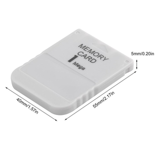 [aabb] tarjeta de memoria PS1 1 Mega tarjeta de memoria para Playstation 1 One PS1 PSX juego útil práctico asequible blanco 1M 1MB (8)