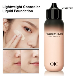30g Liquid Foundation Waterproof Oil Control Breathable Base Face Cream Soft Facial Concealer for Makeup【minjuche】