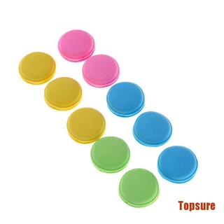 Topsure 2Pcs moda lindo Macarons colores goma lápiz borrador dulce papelería (6)