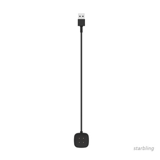 Star - Cable de carga USB de 30 cm para estación de cuna magnética, para accesorios de reloj inteligente -Fitbit Versa3/Sense