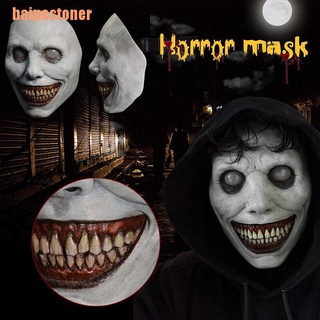 baipestoner(@)~halloween fiesta máscara espeluznante sonriente demonios el malvado cosplay props espectáculo de escenario