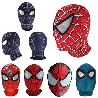Múltiples Estilos Spiderman Spider Man Miles Morales Máscara Elástica Disfraz De Adulto Cosplay (2)