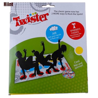 [dhiinto] Juguete deportivo al aire libre divertido niños adultos cuerpo Twister mueve estera juego de mesa grupo dto