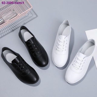 Auténticos zapatos De cuero De Primavera 2021 nuevos zapatos blancos De fondo suave pequeño plano bo