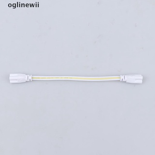 oglinewii led tubo lámpara cable conectado t4 t5 t8 luz led de doble extremo conector de alambre co