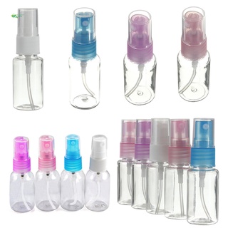 5 unidades de bomba de botella de spray blanco transparente vacío 15 ml