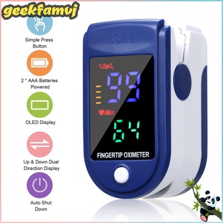 promoción 4 colores led pantalla a color clip de dedo pulsador oxímetro portátil frecuencia cardíaca spo2 monitor de oxígeno en sangre sensor