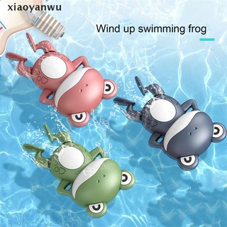 [xiaoyanwu] juguetes de baño de bebé niños piscina juego de agua viento reloj animales rana cangrejo para niños juguetes de agua regalos [xiaoyanwu]