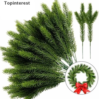 [topinterest] flone agujas de pino artificiales plantas de simulación de árboles de navidad decoraciones.