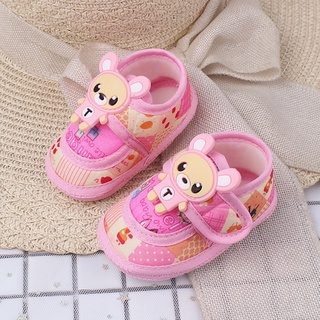 Moda flor zapatos de bebé antideslizante suave suela exterior lindo Bowknot zapatos de niño