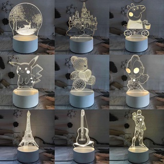 Factory source Factory creative 3D small night lamp warm table lamp holiday custom gift Children's Day gift