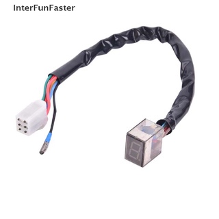 InterFunFaster LED Universal Digital Indicador De Engranajes De La Motocicleta Pantalla Sensor De Palanca De Cambios Bueno (5)