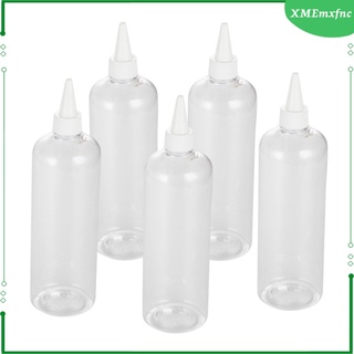 lotes 5 tinte para el cabello aplicador de pintura crema líquido botellas de jabón contenedores (5)