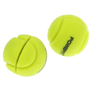 Bolehdeals 2pza. Bola De Bola con Forma De tenis Squash/a prueba De agua/estampado De vibración amarillo (4)