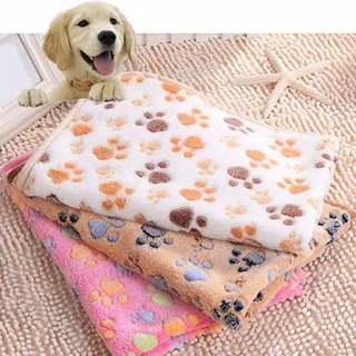 Animales-jaulas- manta perro gato suave manta de lana para mascotas perro gato cachorro - rosa, 60X40Cm