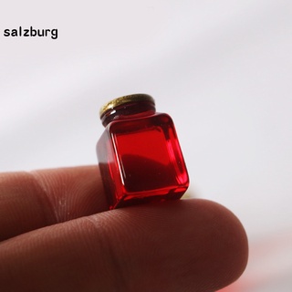 <Salzburg> Mini mermelada de comida en miniatura compacta para comida/cultivo para decoración del hogar (2)