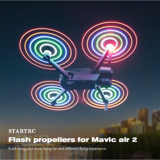 1 par de Propellers/2 pares de Propellers plegables de noche para DJI Air 2S LED Flash Propeller Blades For DJI Mavic Air 2 Drone acessórios