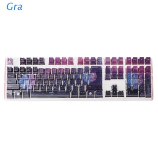 Gra 104 Keys OEM PBT Keycaps Full Set Mechanical Keyboard Keycaps PBT Dye-Sublimation Cherry Blossom Keycaps