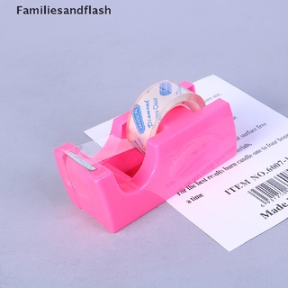 Fw++ plástico con cortador de cinta dispensador de cinta de enmascaramiento titular de la escuela de Color aleatorio