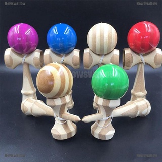 [nw] 1 pieza jumbo kendama juego tradicional japonés/juguete de madera hábil educativo/juguete de madera