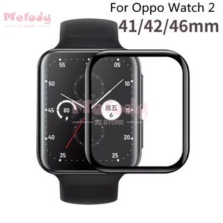 3D Curved Clear Composite Film For Oppo Watch 2 Soft Protective 41mm 44MM 46MM Smartwatch Full LCD Display Screen Protector Cover (5)