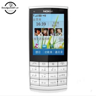 Teléfono móvil desbloqueado con pantalla táctil de 2.4" para Nokia X3-02