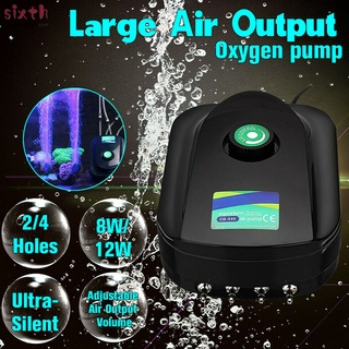 ultra silencioso 8w acuario bomba de aire tanque de peces aumento de la bomba de oxígeno herramienta