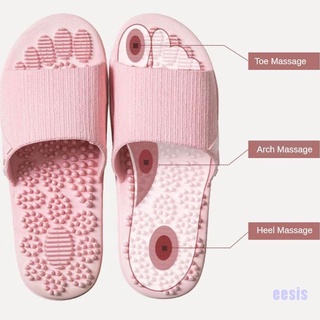 [EESIS] Foot Massage Slippers Open Toe Non Slip Sandals Spa Beach Shoes ZXBR (1)