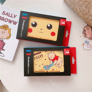 Nintendo Switch funda protectora lindo de dibujos animados Pikachu/Pooh silicona TPU consola de juegos Protector de manija cubierta suave (9)