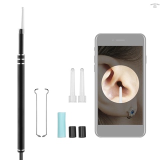 Limpiador de oídos Visual 720P/eliminación de cera de oídos/otoscopio/otoscopio 1 Mega pixeles para Smartphone/Tablet/limpiador de orejas/boca nariz/piel/mascotas/bebé (1)