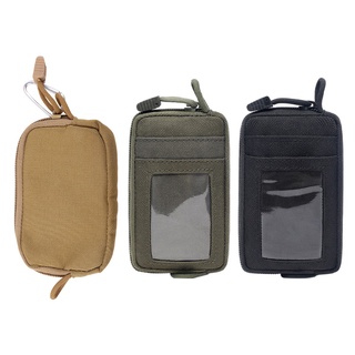 rg 1pc cartera de viaje bolsa de tarjeta táctica edc bolsa de camping senderismo impermeable bolsa de cintura de caza llave caso