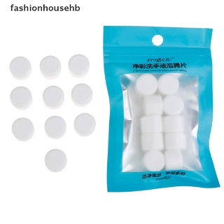 fashionhousehb 20pcs espuma desinfectante de manos instantáneo antibacteriano tabletas efervescentes lavado de manos venta caliente